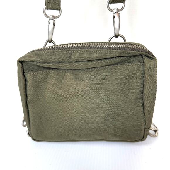BAGGALINI Mini Crossbody Bag Olive Green Purse Casual Granola Girl Gorpcore Army - Picture 3 of 13